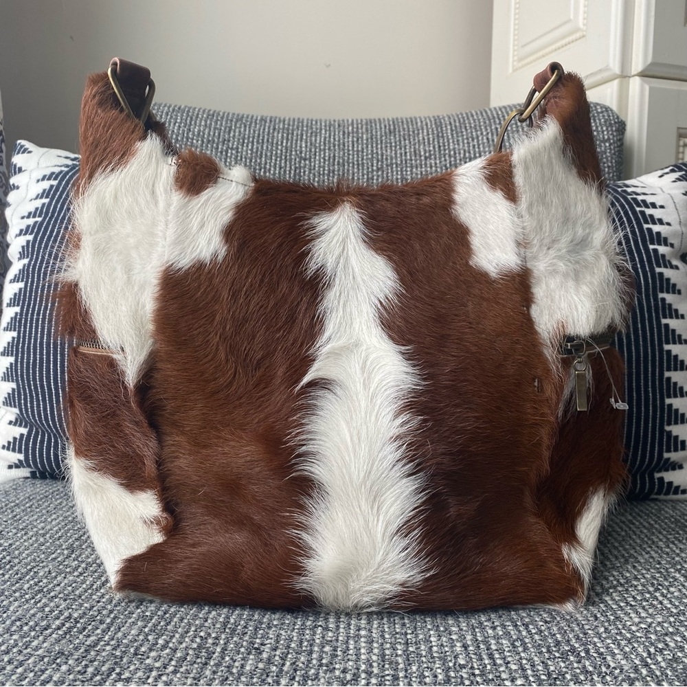 100% Cowhide Shoulder Bag - Picture 16 of 17